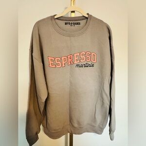 Espresso Martinis Tan Sweater